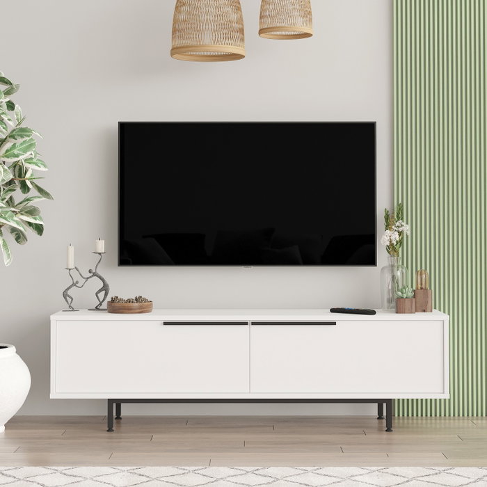 Hanah Home On1-W Soporte para televisor Blanco
